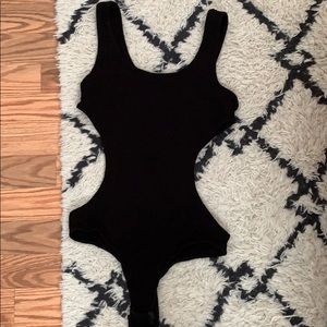 NWOT.   Ribbed cut out bodysuit